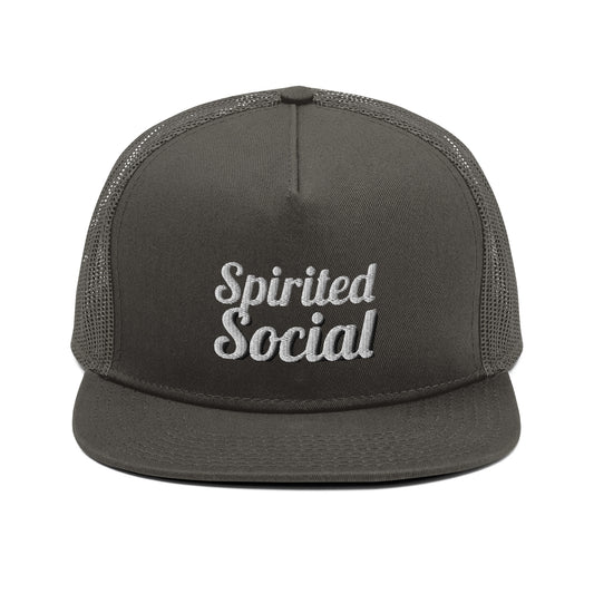 Spirited Social Mesh Back Snapback