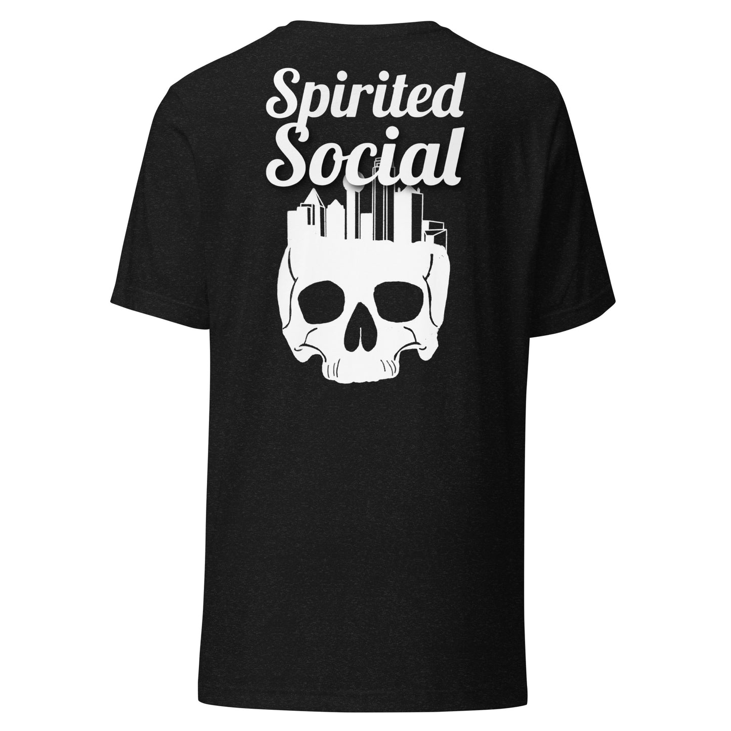 Unisex t-shirt Spirited Social Skull